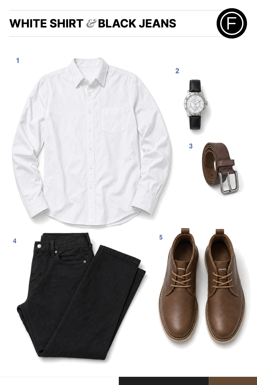 Dwayne Johnson’s White Shirt & Black Jeans Outfit