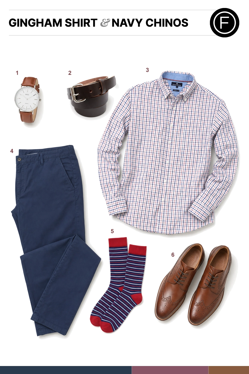 Dylan O'Brien’s Gingham Shirt & Navy Chinos Outfit