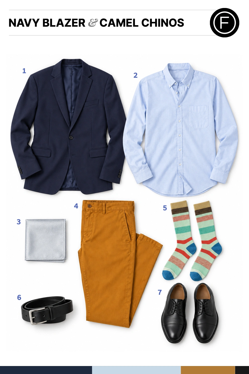 Eddie Redmayne’s Navy Blazer & Camel Chinos Outfit