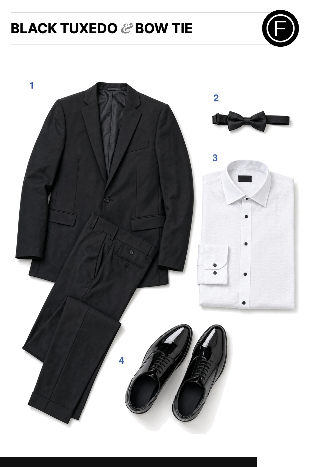 Eddie Redmayne’s Black Tuxedo & Bow Tie Outfit