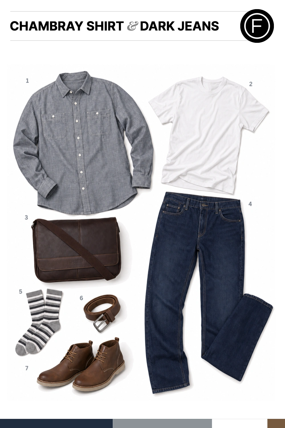 Elijah Wood’s Chambray Shirt & Dark Jeans Outfit