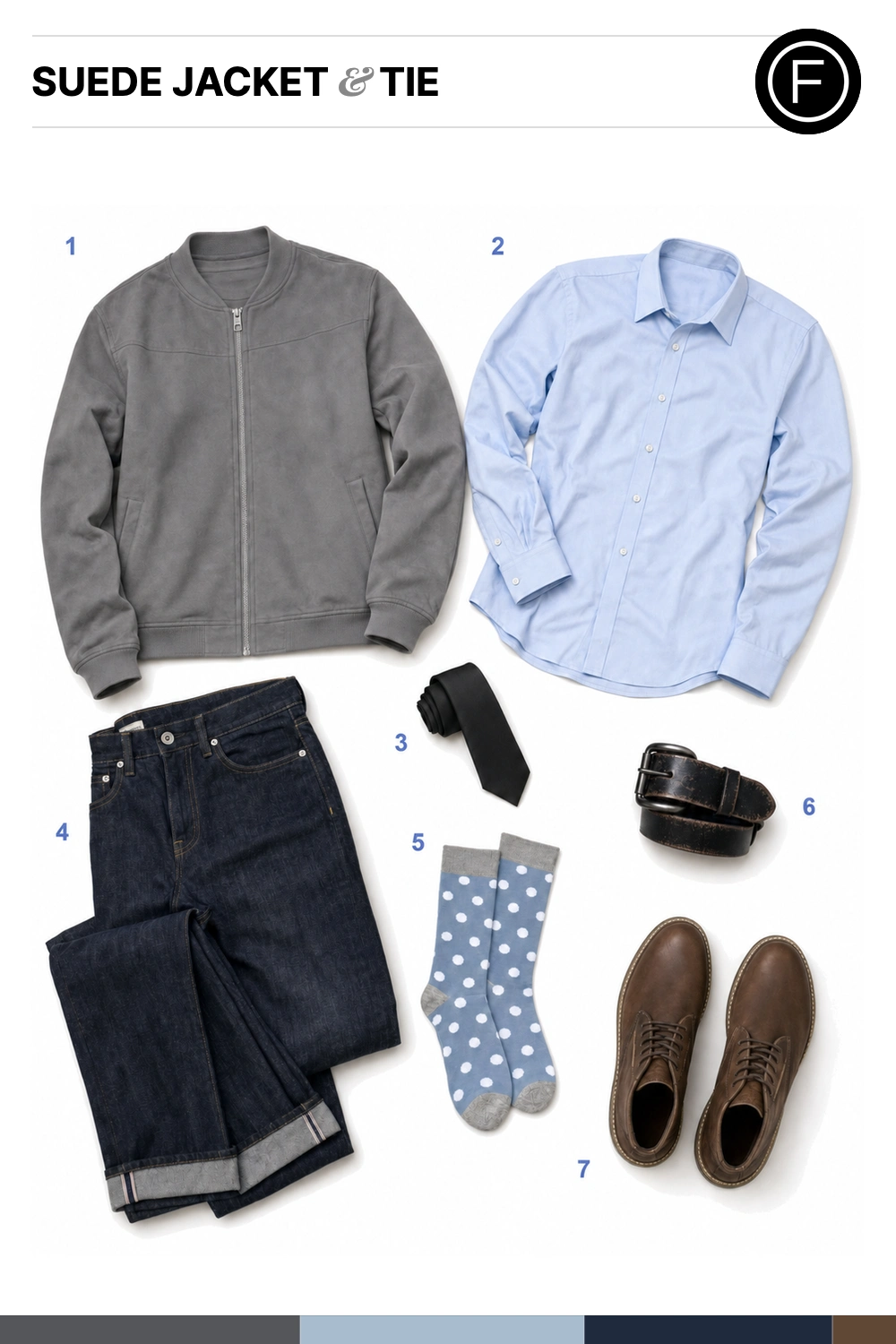 Josh Duhamel’s Suede Jacket & Tie Outfit