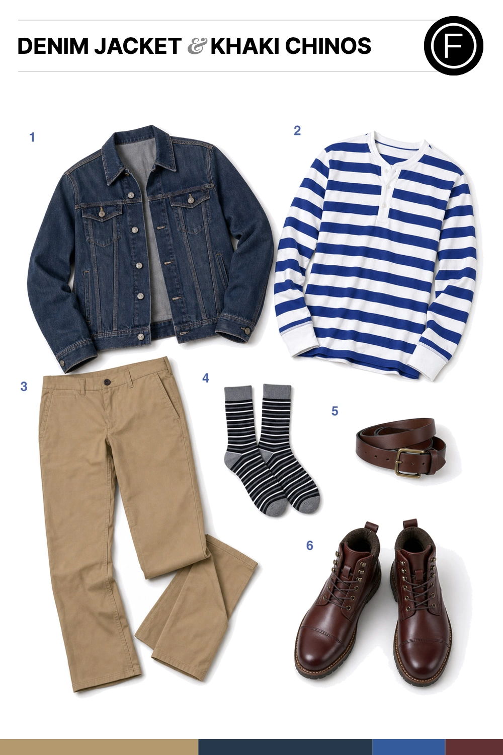 Josh Hutcherson’s Denim Jacket & Khaki Chinos Outfit