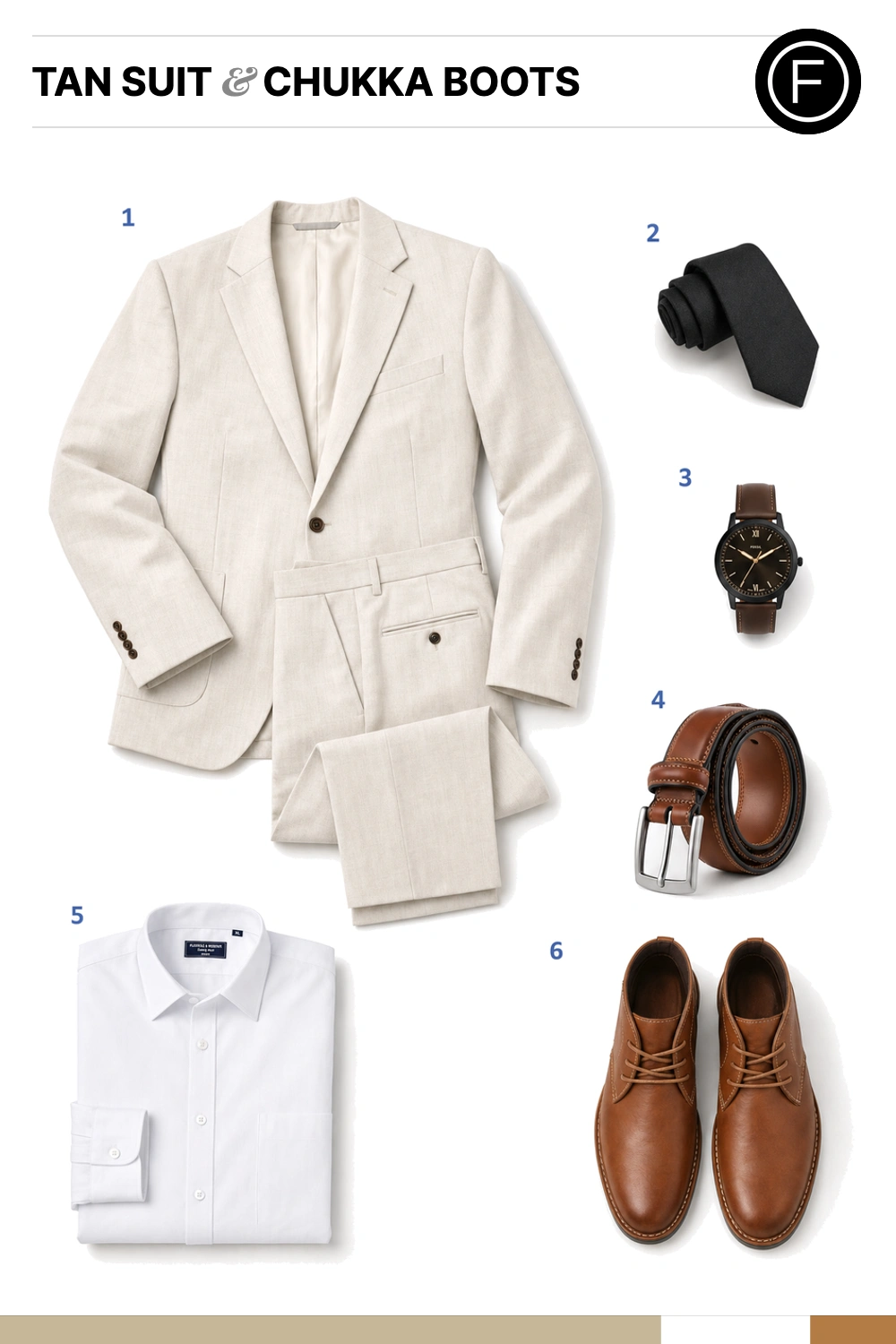 Stephen Curry’s Tan Suit & Chukka Boots Outfit