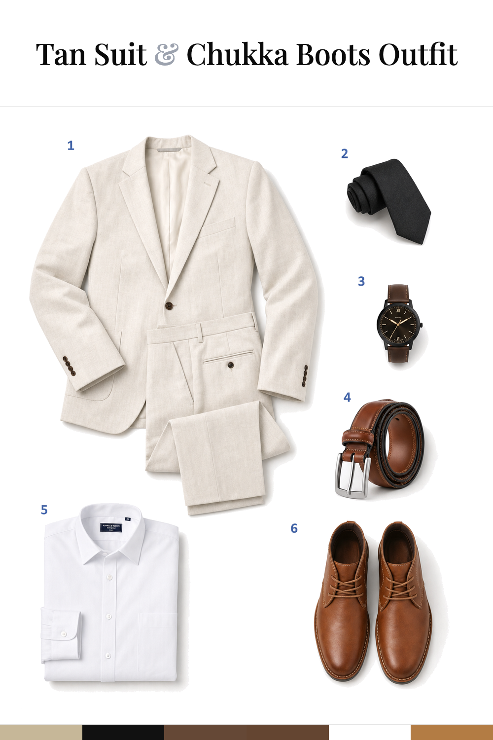 Stephen Curry’s Tan Suit & Chukka Boots Outfit