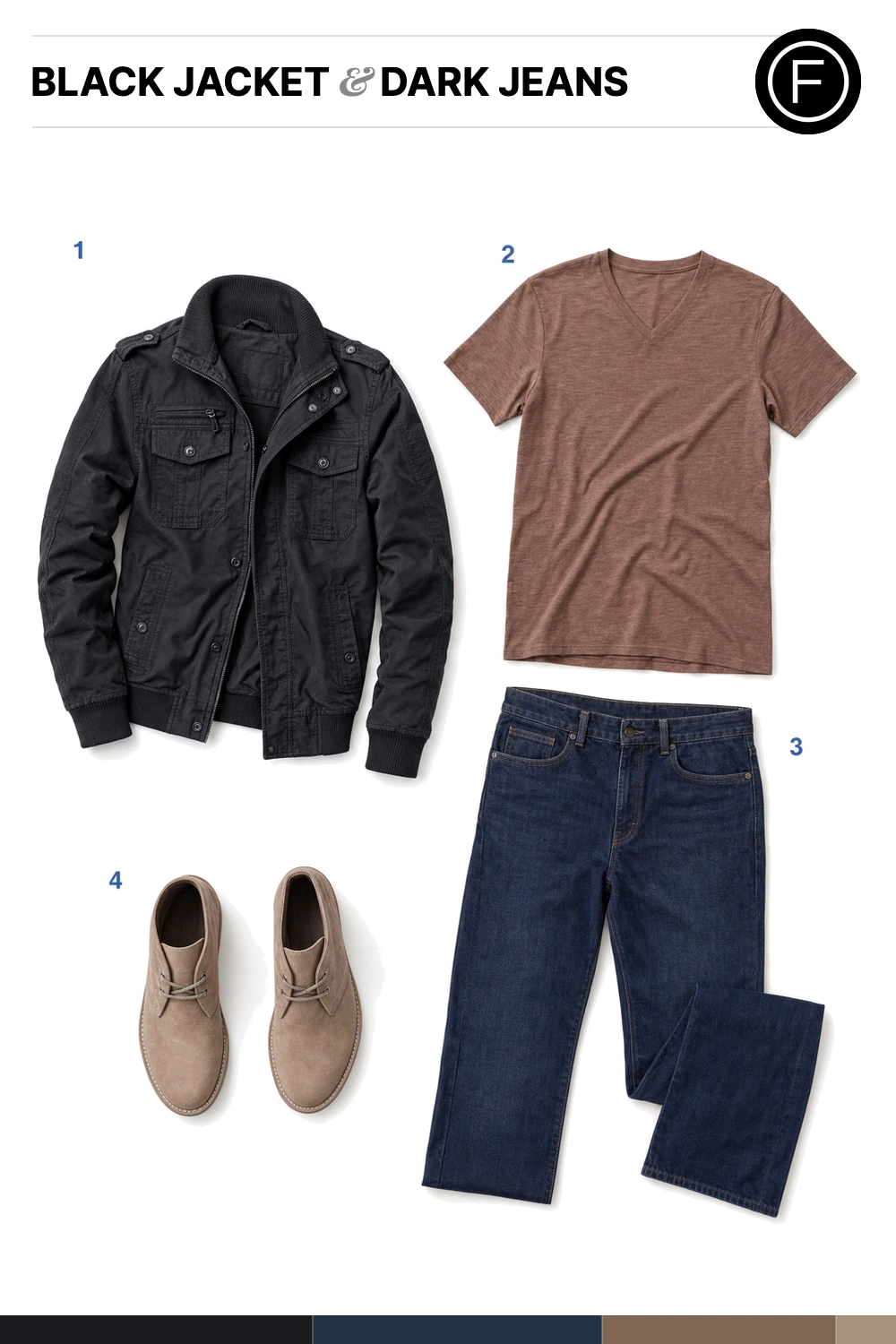Stephen Amell’s Black Jacket & Dark Jeans Outfit