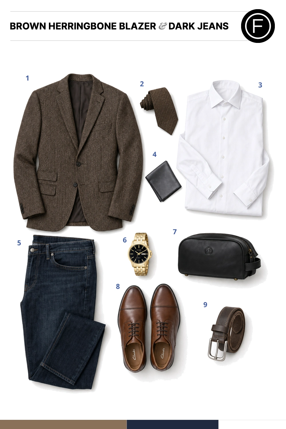 Stephen Curry’s Brown Herringbone Blazer & Dark Jeans Outfit