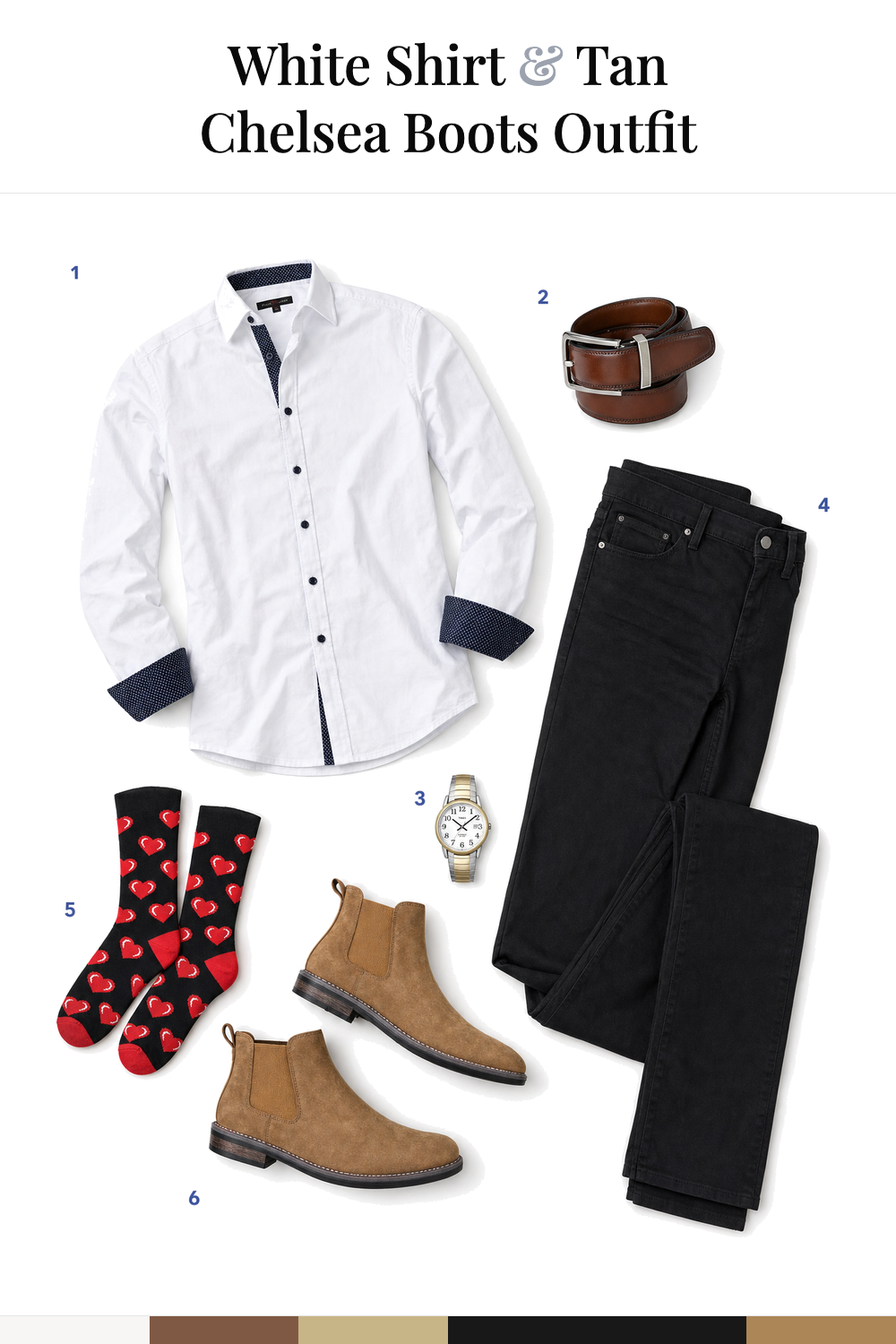 Stephen Curry’s White Shirt & Tan Chelsea Boots Outfit
