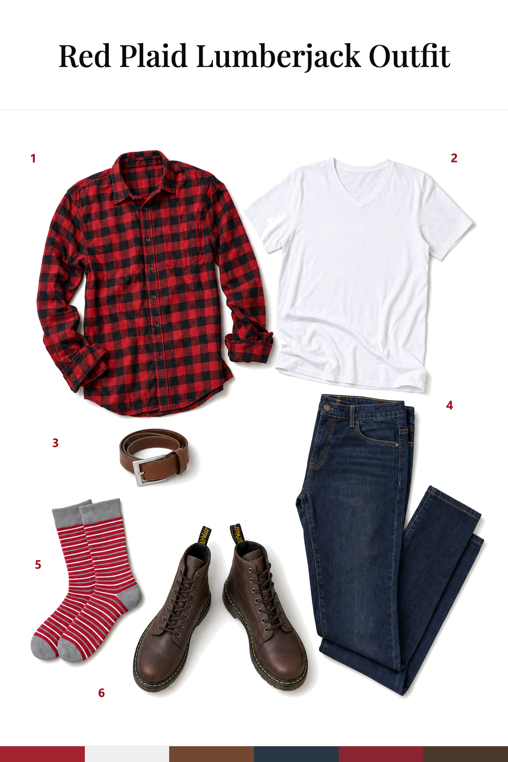 Taylor Lautner’s Red Plaid Lumberjack Outfit