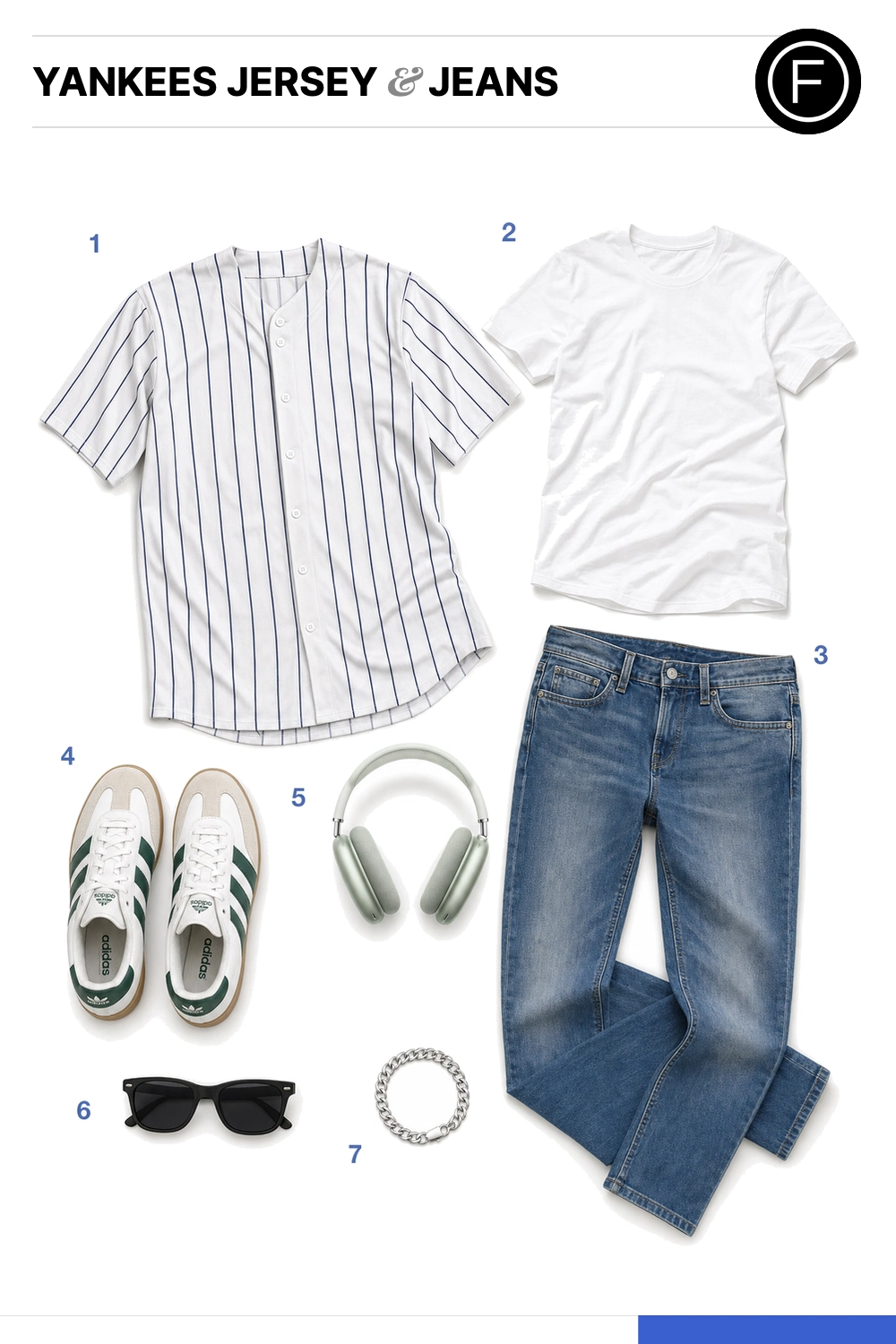 Timothée Chalamet’s Yankees Jersey & Jeans Outfit