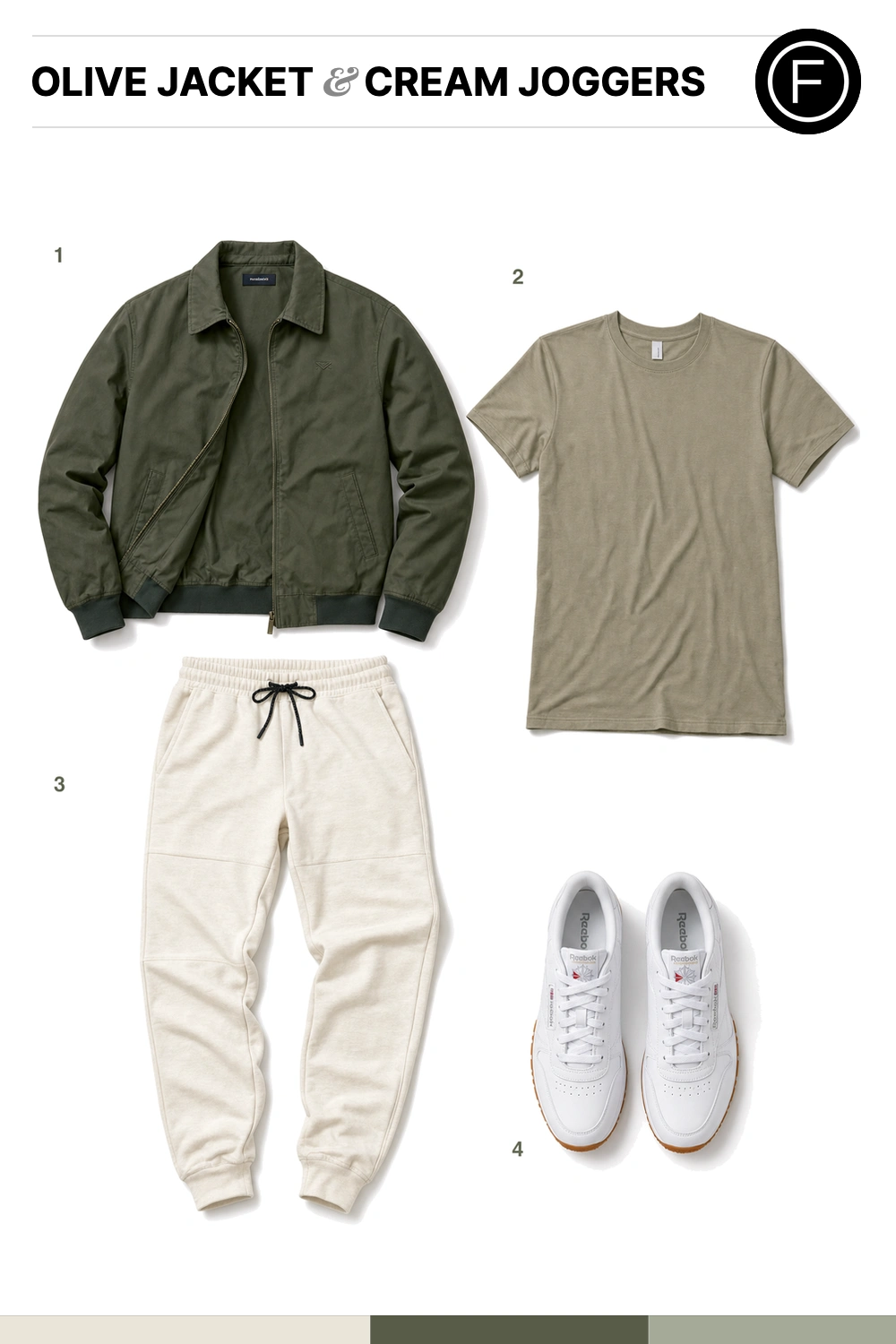 Tom Holland’s Olive Jacket & Cream Joggers Outfit