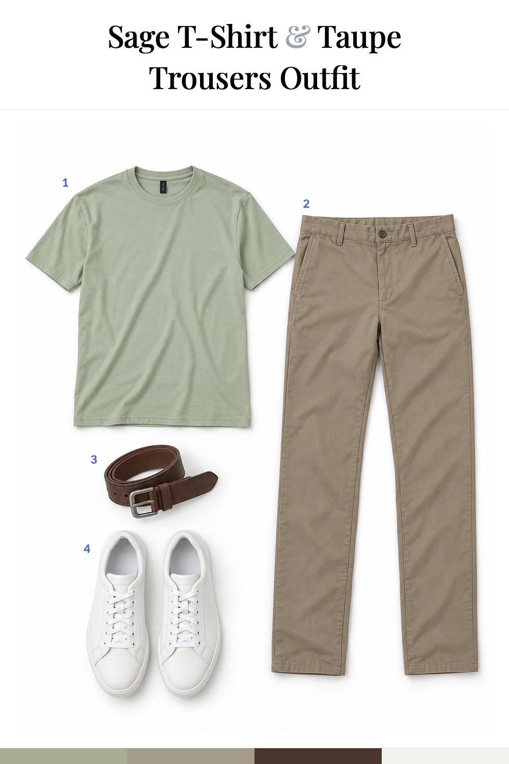 Tom Holland’s Sage T-Shirt & Taupe Trousers Outfit
