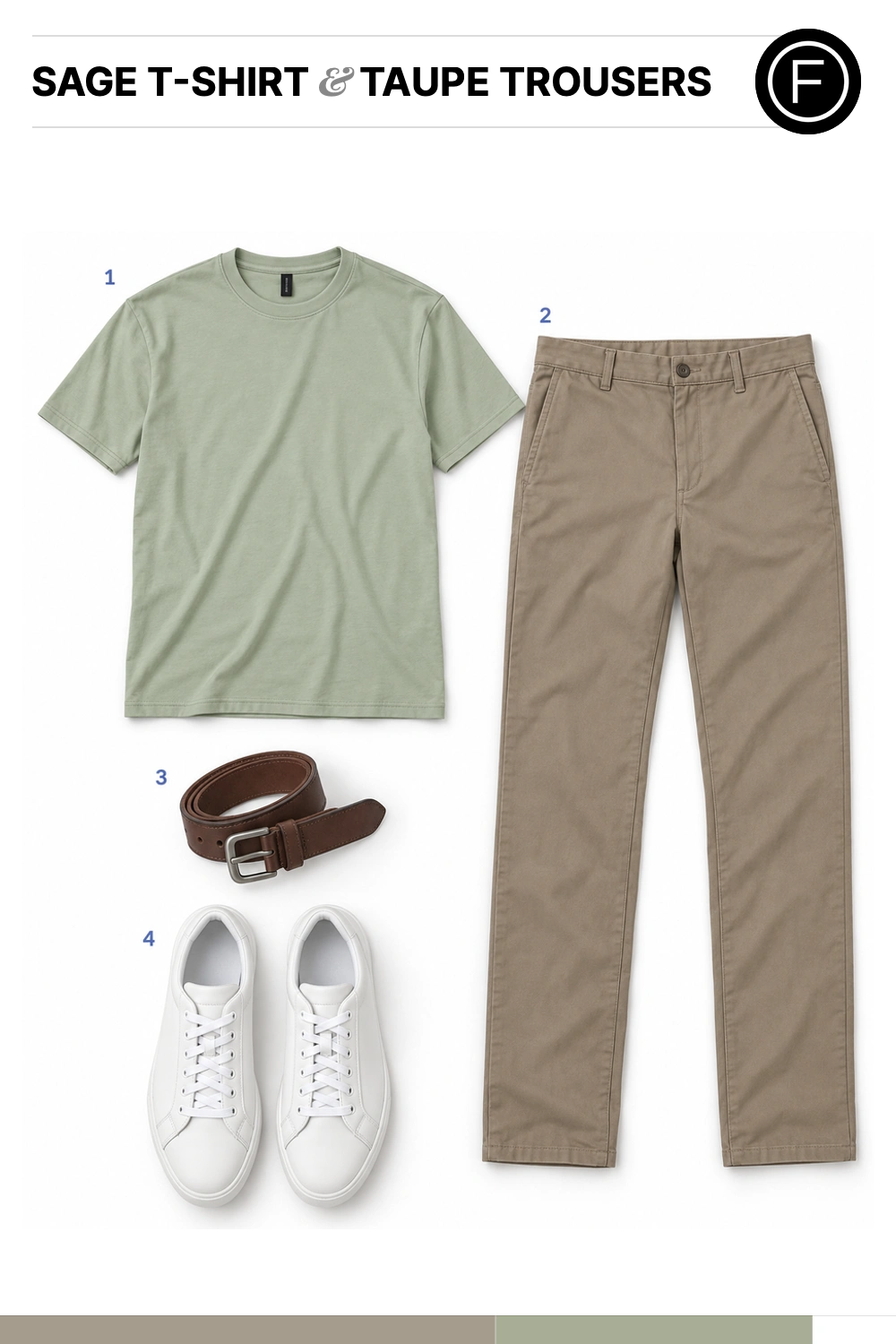 Tom Holland’s Sage T-Shirt & Taupe Trousers Outfit